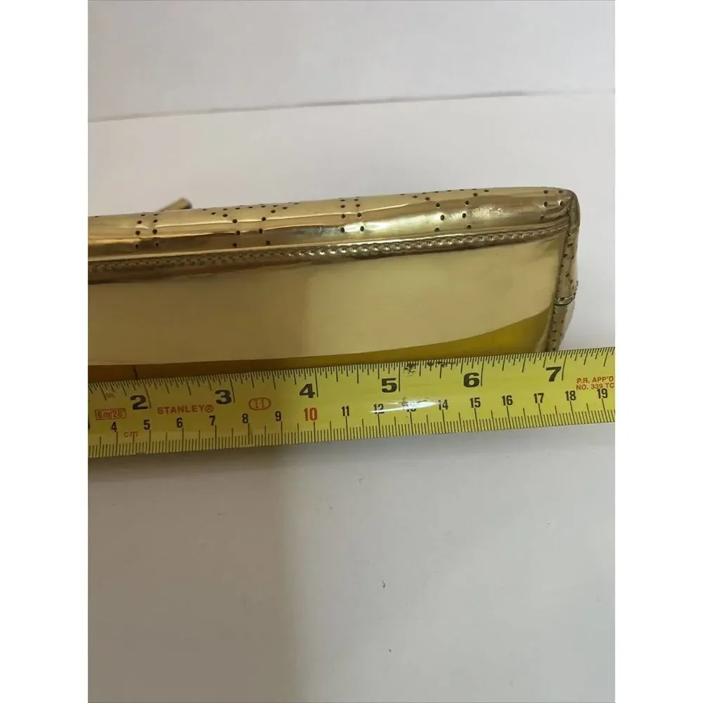 - KATE SPADE New York LITTLE SHILOH Metro Spade Gold Shimmer cosmetic bag